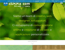 Tablet Screenshot of clikka.com